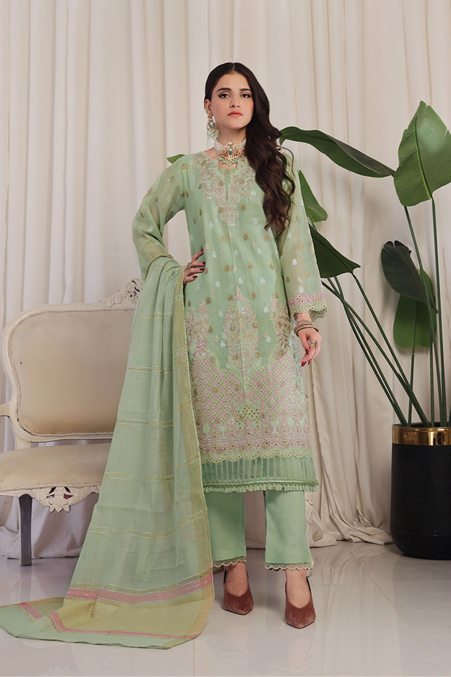 Karandasi By Opole Unstitched 3 Piece Collection-USLX-3P-905
