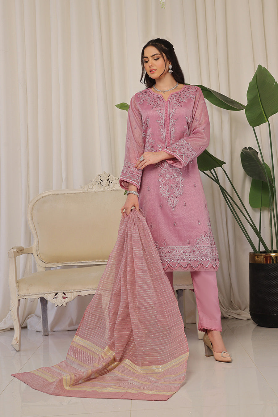 Karandasi By Opole Unstitched 3 Piece Collection-USLX-3P-906