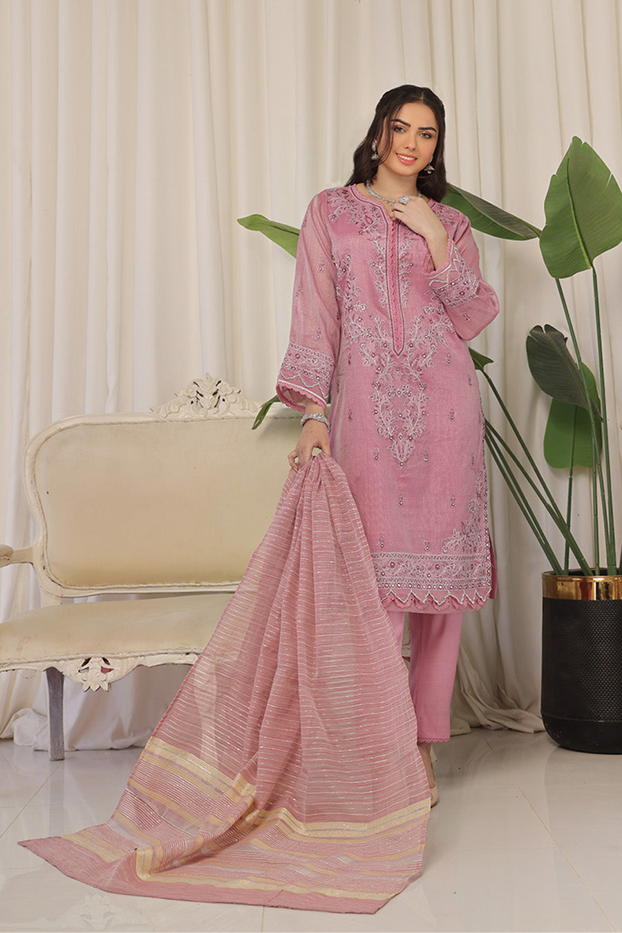 Karandasi By Opole Unstitched 3 Piece Collection-USLX-3P-906
