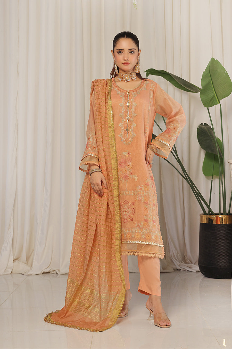 Karandasi By Opole Unstitched 3 Piece Collection-USLX-3P-910