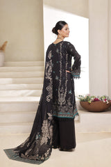 Dressline Nirmal Unstitched 3 Piece Premium Heavy Chikankari Pallu Emb Bana Dora Digital Printed Lawn Collection