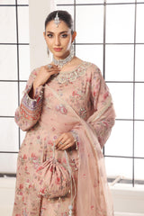 Dressline New Semi Stitched 3 Pc Luxury Emb Maxi Collection