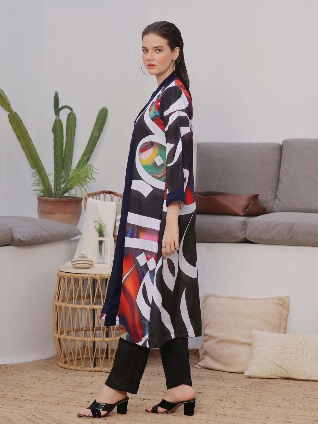 TNG Gulzaar Shrug (Black) Collection'2024
