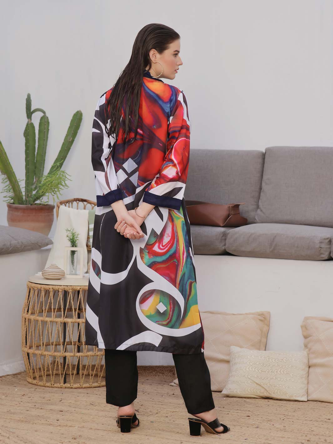 TNG Gulzaar Shrug (Black) Collection'2024