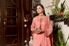 Dressline Launching New Un Stitched 3 Pcs Emb Laserkari Digital Printed Lawn Collection