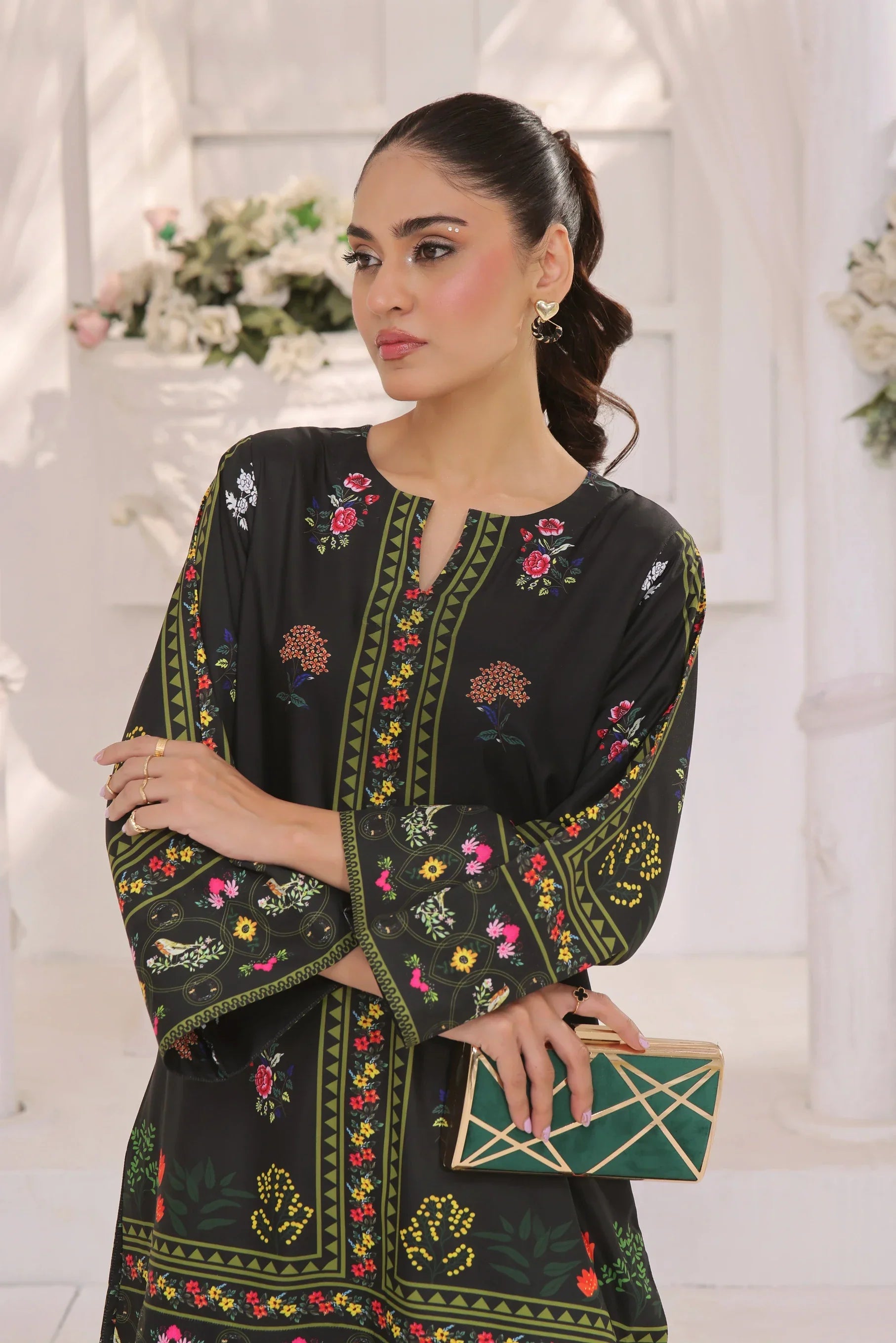 Zara Yamin Stitched 2 Piece Summer Collection-Noiré Co-Ord Set 2PCs