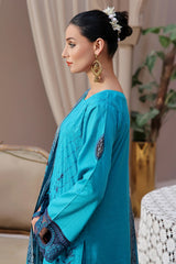 Dressline Semi Stitched 3 Pcs Emb Chikankari & Laserkari Lawn Collection