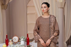 Dressline Semi Stitched 3 Pcs Emb Chikankari & Laserkari Lawn Collection