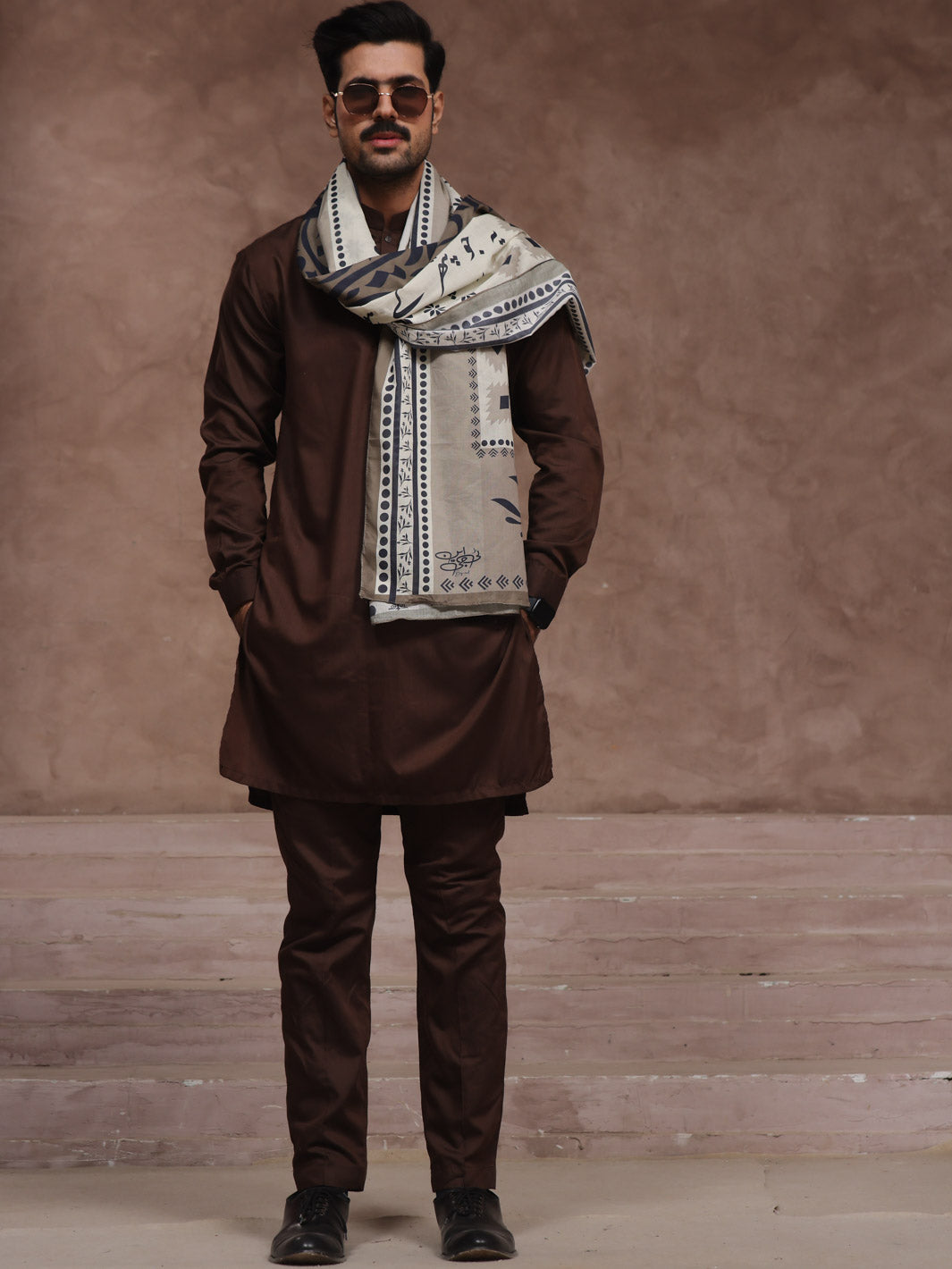 Tng By Md Men Stole Collection-Pathar Stole (Men)