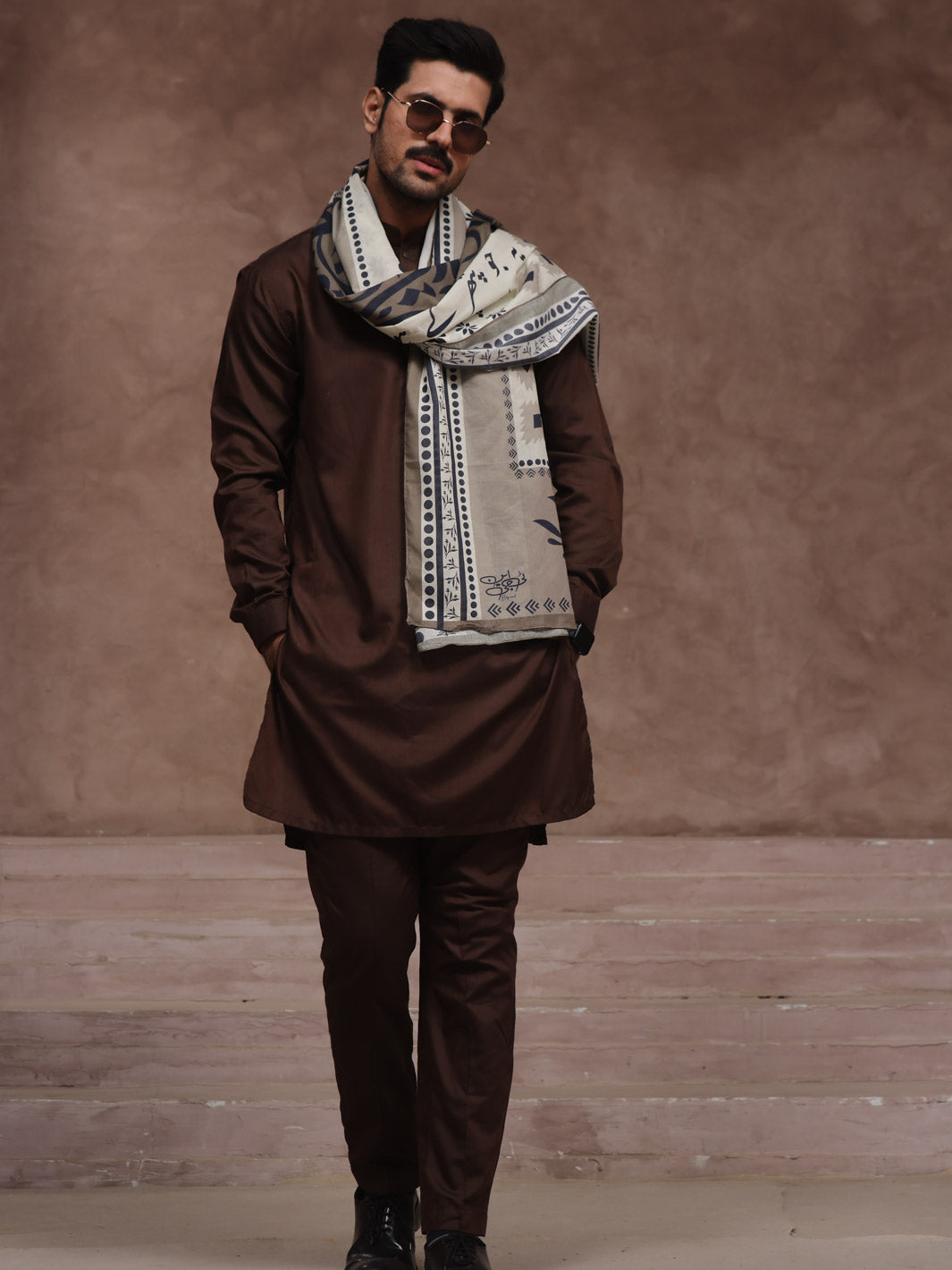 Tng By Md Men Stole Collection-Pathar Stole (Men)