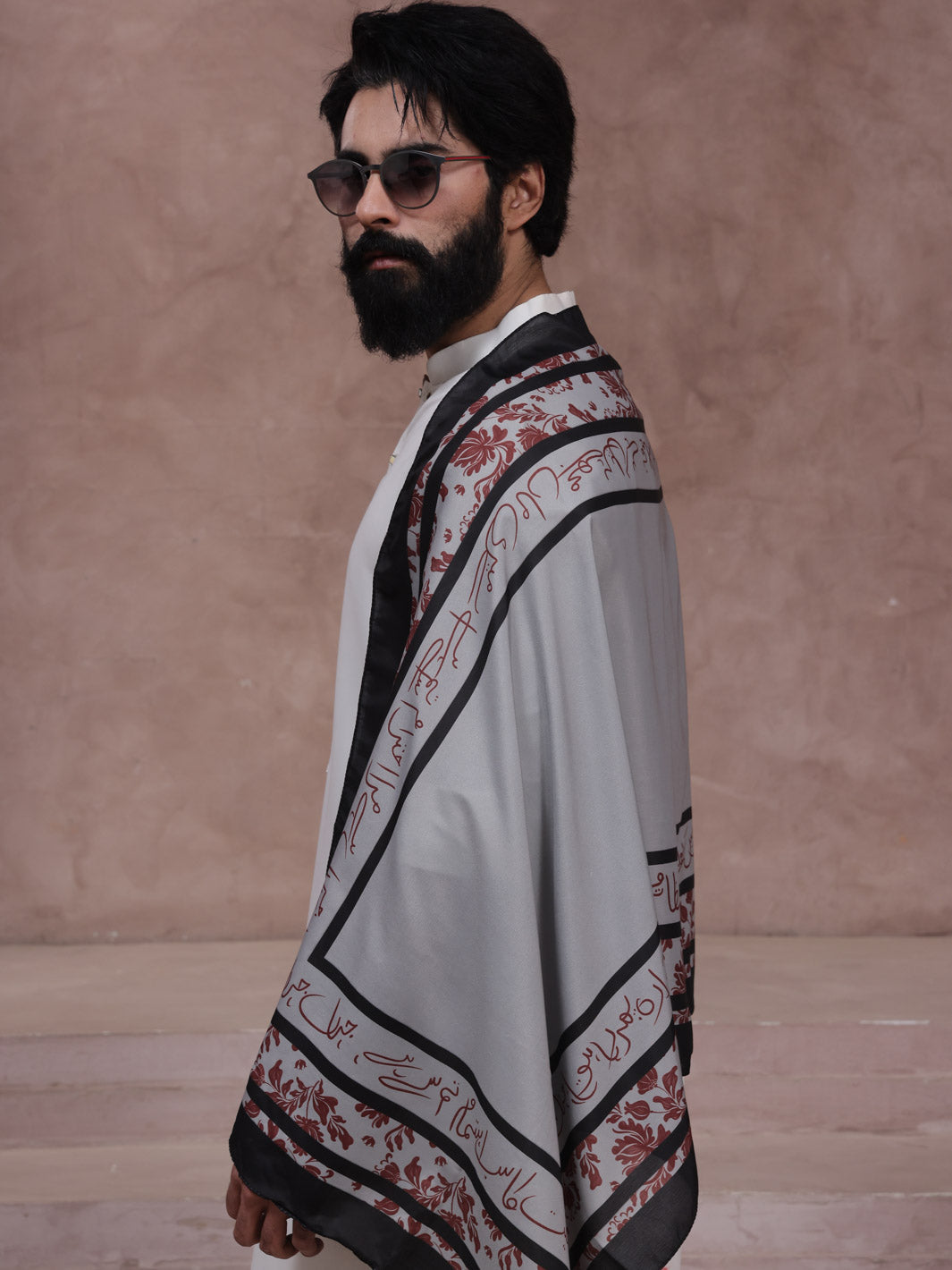 Tng By Md Men Stole Collection-Chahat Stole (Grey - Men)