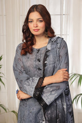 Dressline Launching New Unstitched 3 Pcs Premium Chikankari Bana Dora Digital Printed Lawn Collection