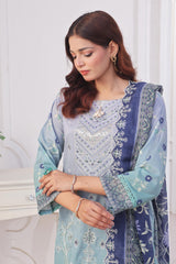 Dressline Launching New Unstitched  3 Pcs Premium Chikankari & Cutwork Emb Digital Printed Lawn Collection