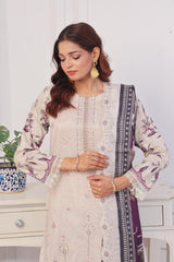 Dressline Launching New Unstitched  3 Pcs Premium Chikankari & Cutwork Emb Digital Printed Lawn Collection