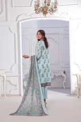 Dressline Launching New Unstitched  3 Pcs Premium Chikankari & Cutwork Emb Digital Printed Lawn Collection