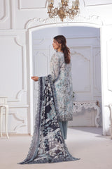 Dressline Launching New Unstitched  3 Pcs Premium Chikankari & Cutwork Emb Digital Printed Lawn Collection