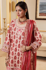 Dressline Zahra New Stitched Fancy Emb Chikankari Lawn Fancy  Dupatta Collection