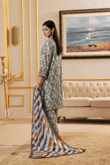 Dressline Zahra New Stitched Fancy Emb Chikankari Lawn Fancy  Dupatta Collection
