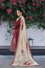 Dressline Semi Stitched 3 Pcs Luxury Emb  Khaddar Collection