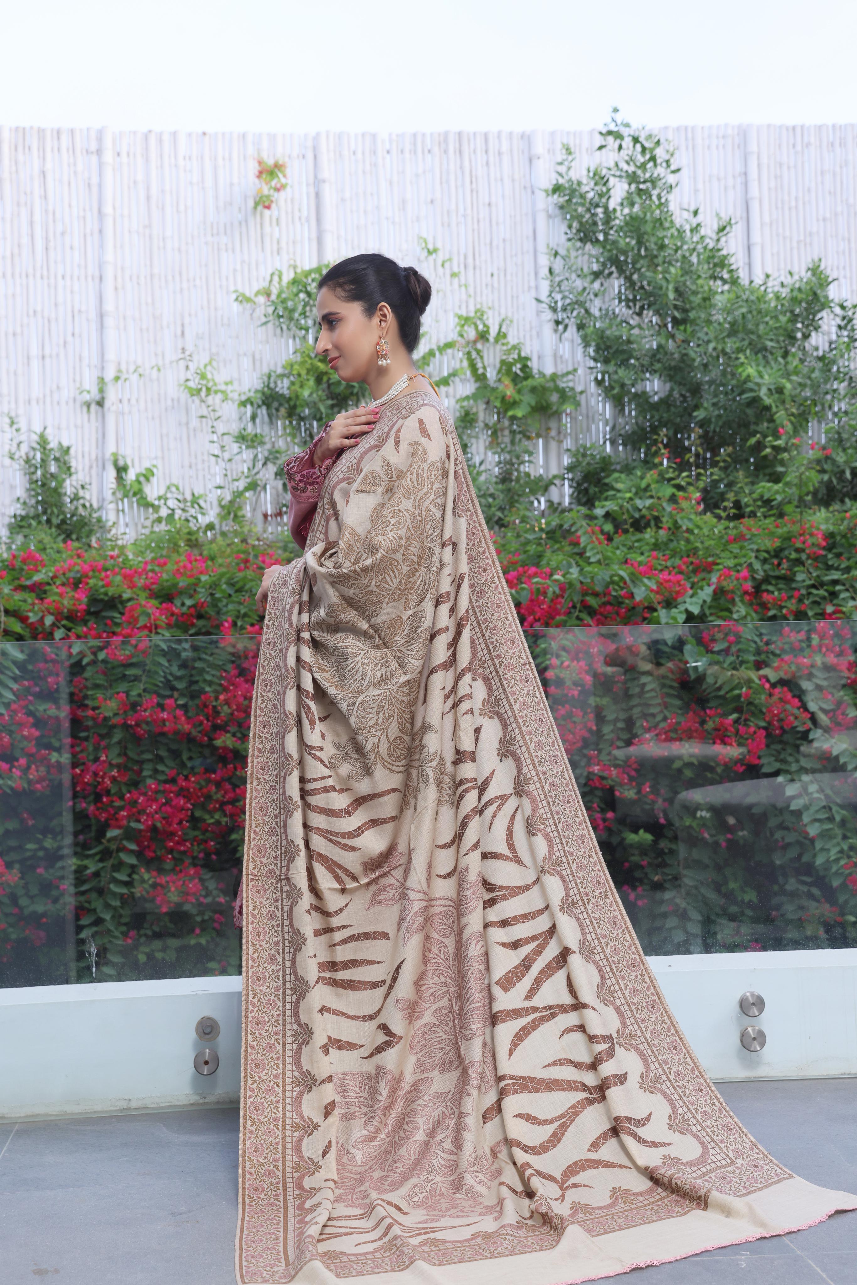 Dressline Semi Stitched 3 Pcs Luxury Emb  Khaddar Collection