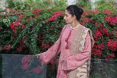 Dressline Semi Stitched 3 Pcs Luxury Emb  Khaddar Collection