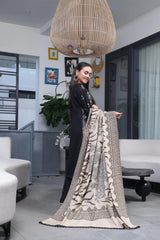 Dressline Semi Stitched 3 Pcs Luxury Emb  Khaddar Collection