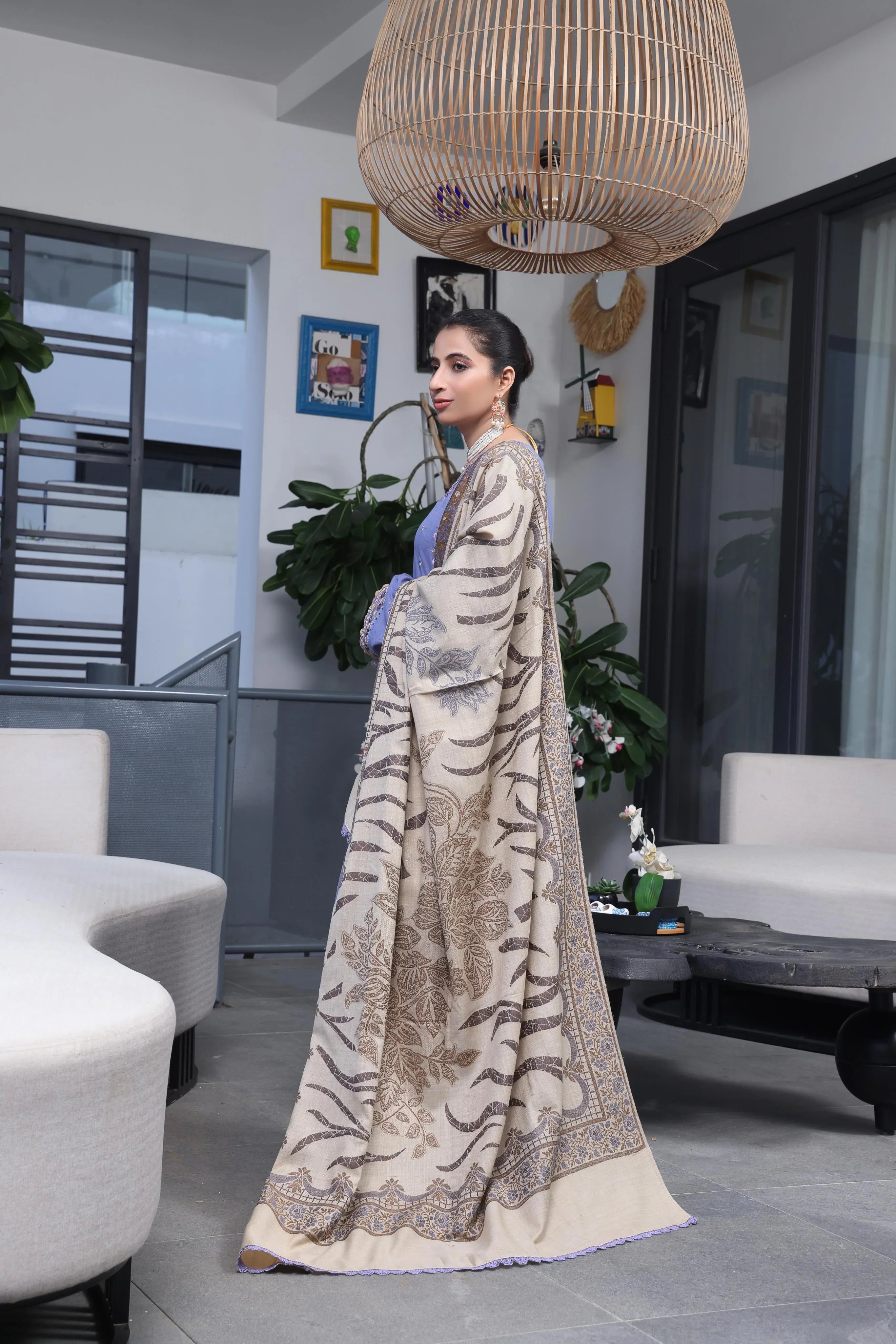 Dressline Semi Stitched 3 Pcs Luxury Emb  Khaddar Collection