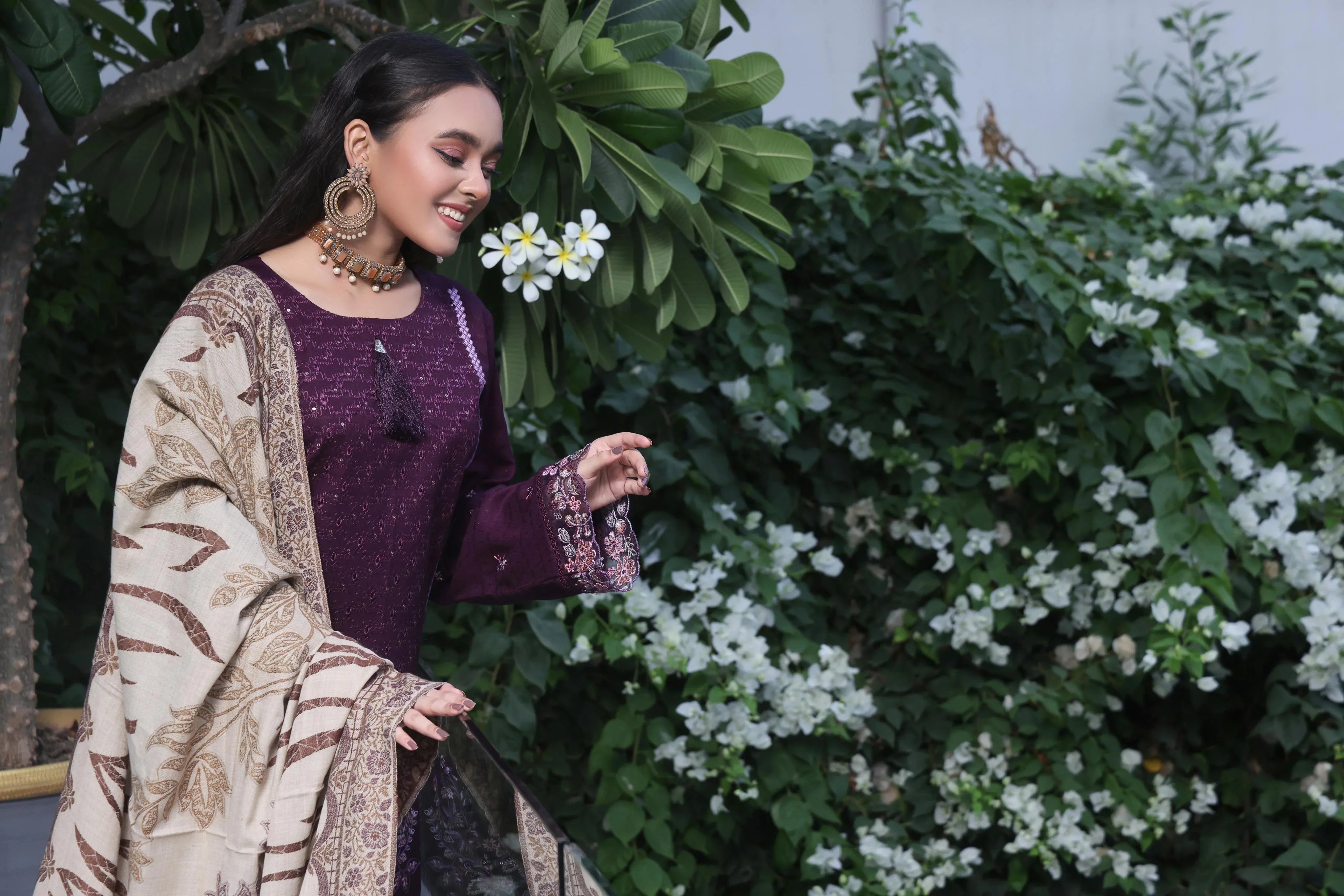 Dressline Semi Stitched 3 Pcs Luxury Emb  Khaddar Collection