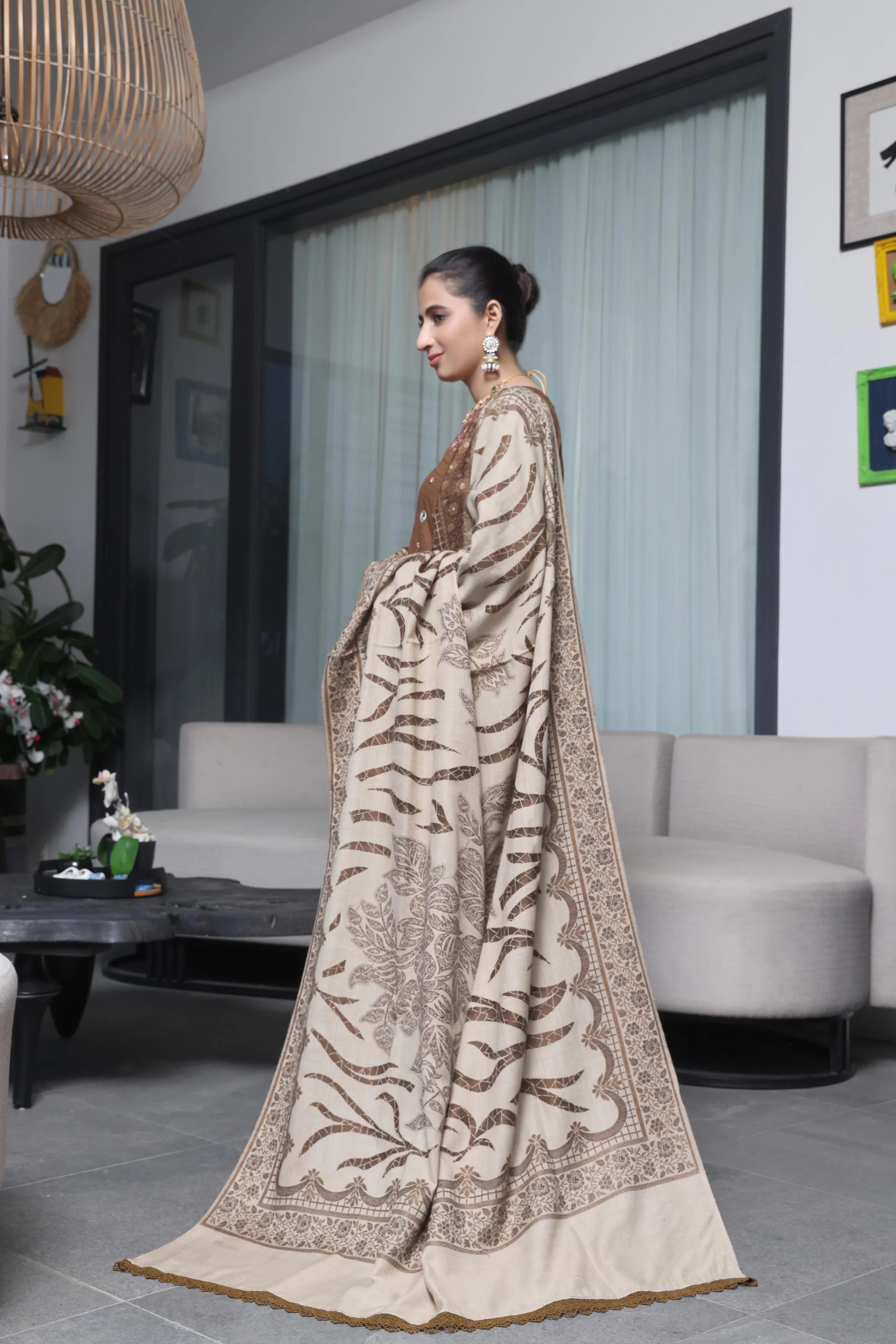 Dressline Semi Stitched 3 Pcs Luxury Emb  Khaddar Collection