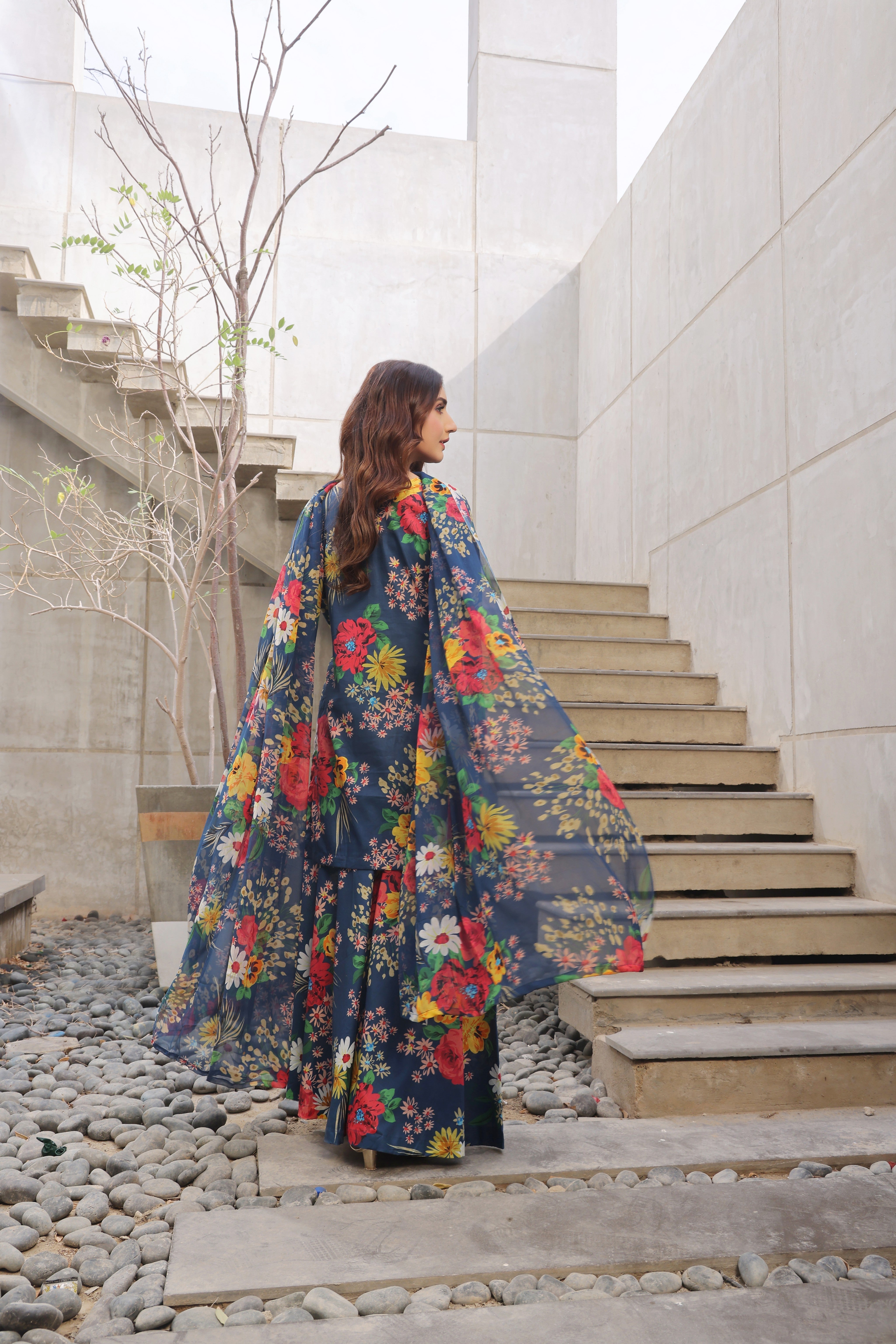 Whisper Winds By Feathers Unstitched 3 Piece Lawn Collection'2025-ZARWYN-FT487