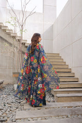 Whisper Winds By Feathers Unstitched 3 Piece Lawn Collection'2025-ZARWYN-FT487