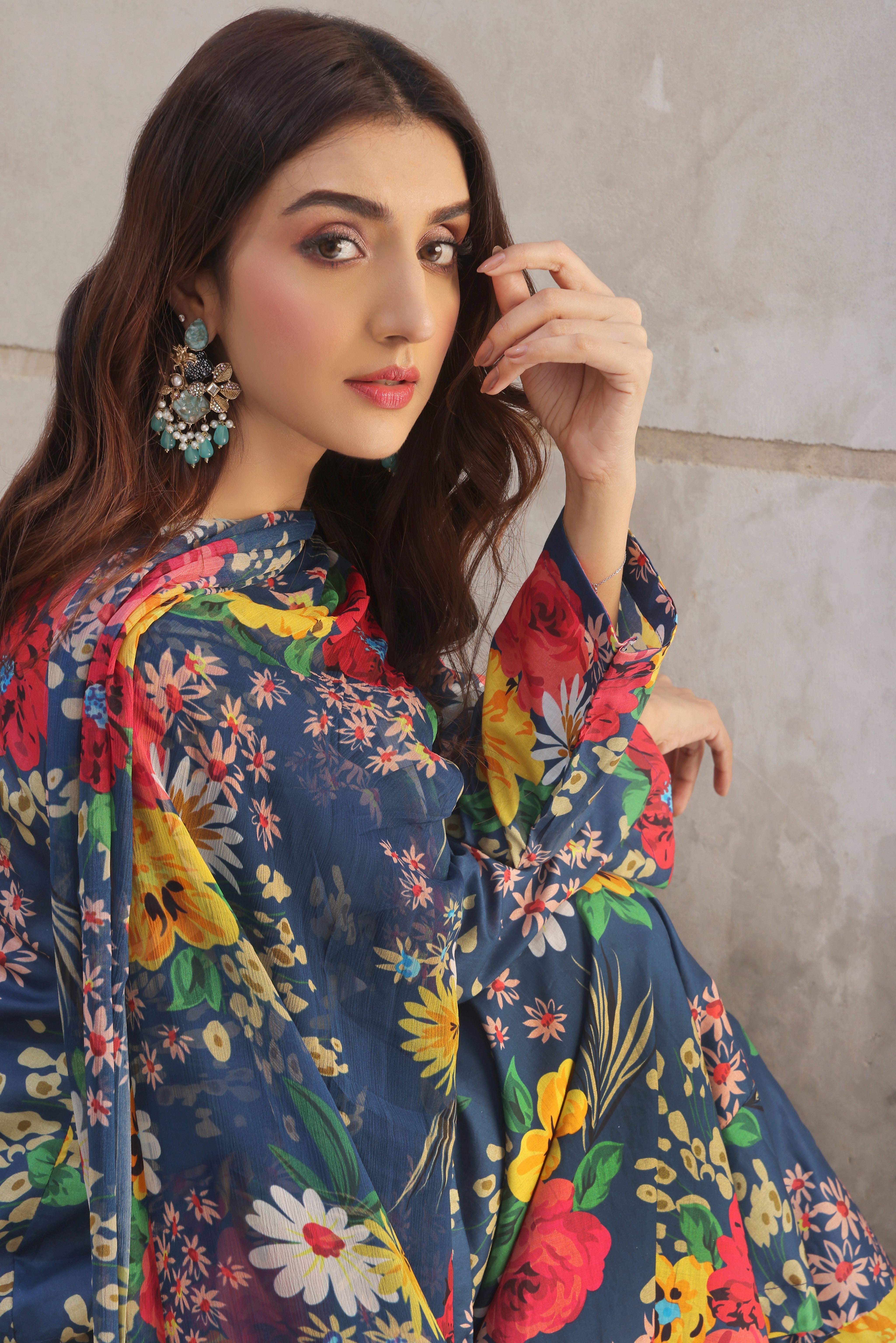 Whisper Winds By Feathers Unstitched 3 Piece Lawn Collection'2025-ZARWYN-FT487