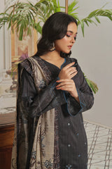 Dressline Un Stitched 3 Pcs Emb Chikankari Digital Printed Lawn Collection
