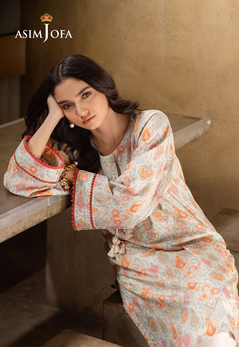 Asim Jofa Essential Pret Ajpb-02 Printed Cambric 1 Pc