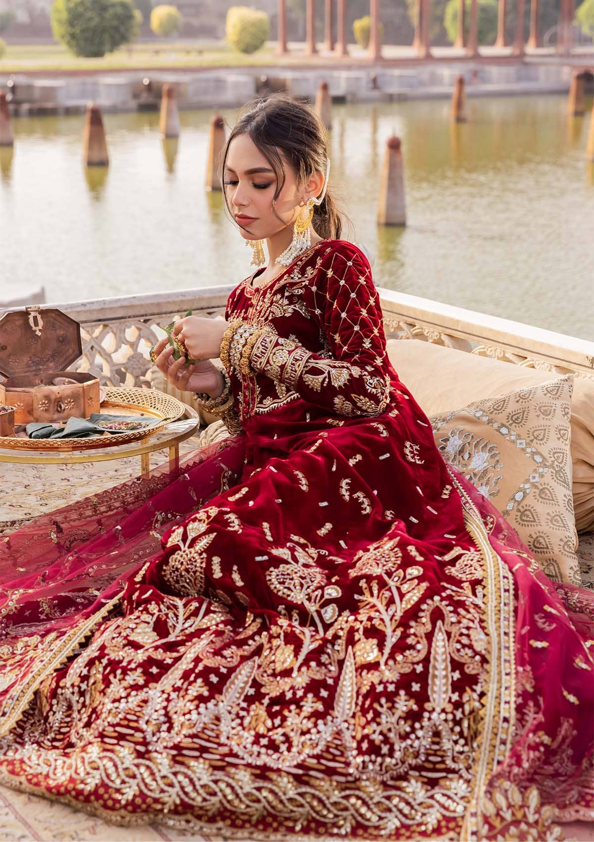 Baagh by Aik Atelier Unstitched 3 Piece Luxury Velvet Collection'2022-BV-05