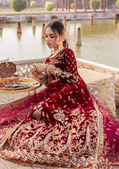 Baagh by Aik Atelier Unstitched 3 Piece Luxury Velvet Collection'2022-BV-05