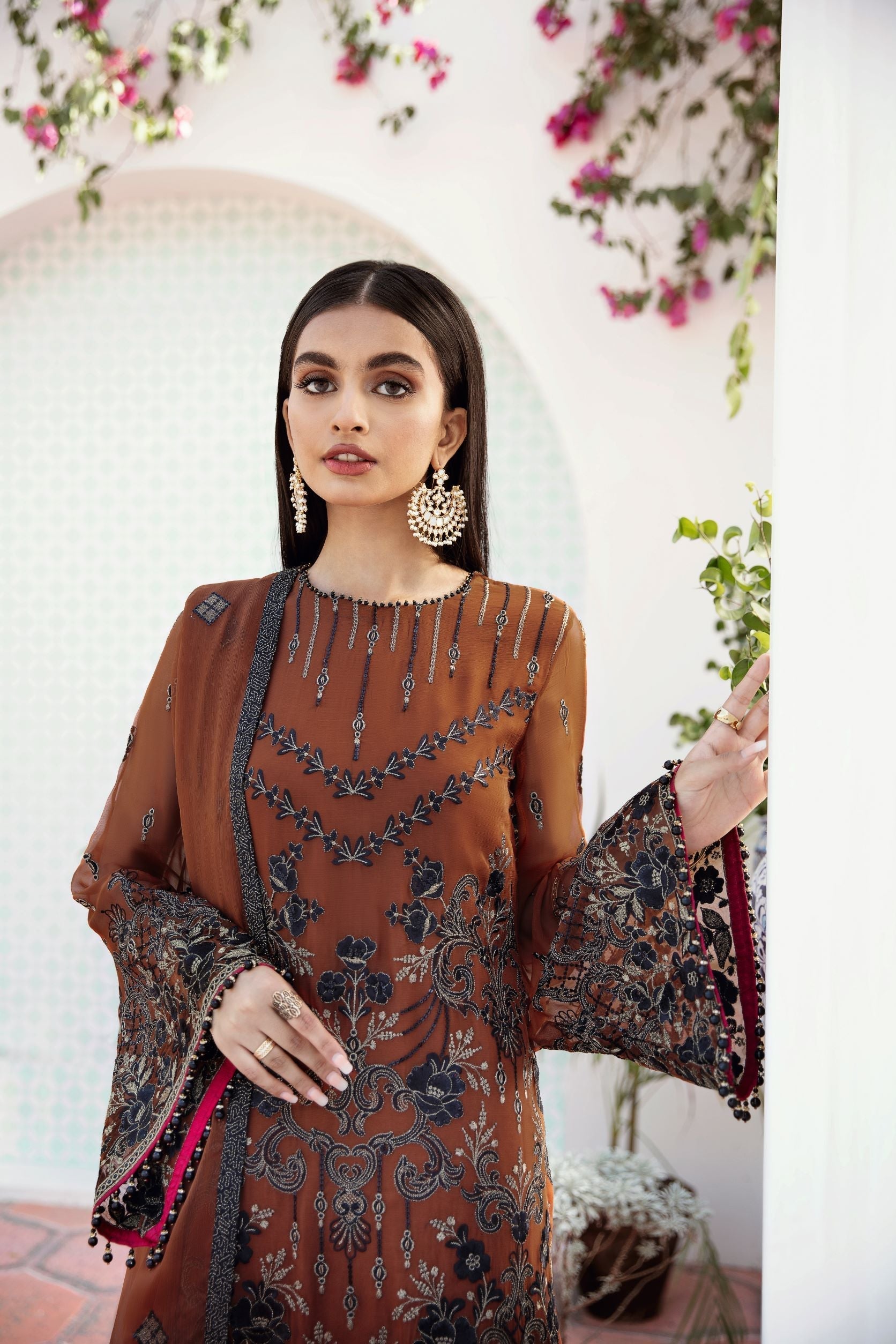 Kuch Khas By Flossie Unstitched 3 Piece Formals Vol-10 Collection'2025-Flamingo (S1)