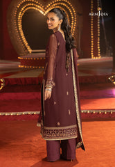 Asim Jofa Luxury Festive Drop 3 Ajllf-04 Embroidered Chiffon 3 Pcs