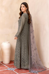 Elnaz - Kuch Khas By Flossie Unstitched 3 Piece Formals Vol-01 Collection'2025-Desert Palm