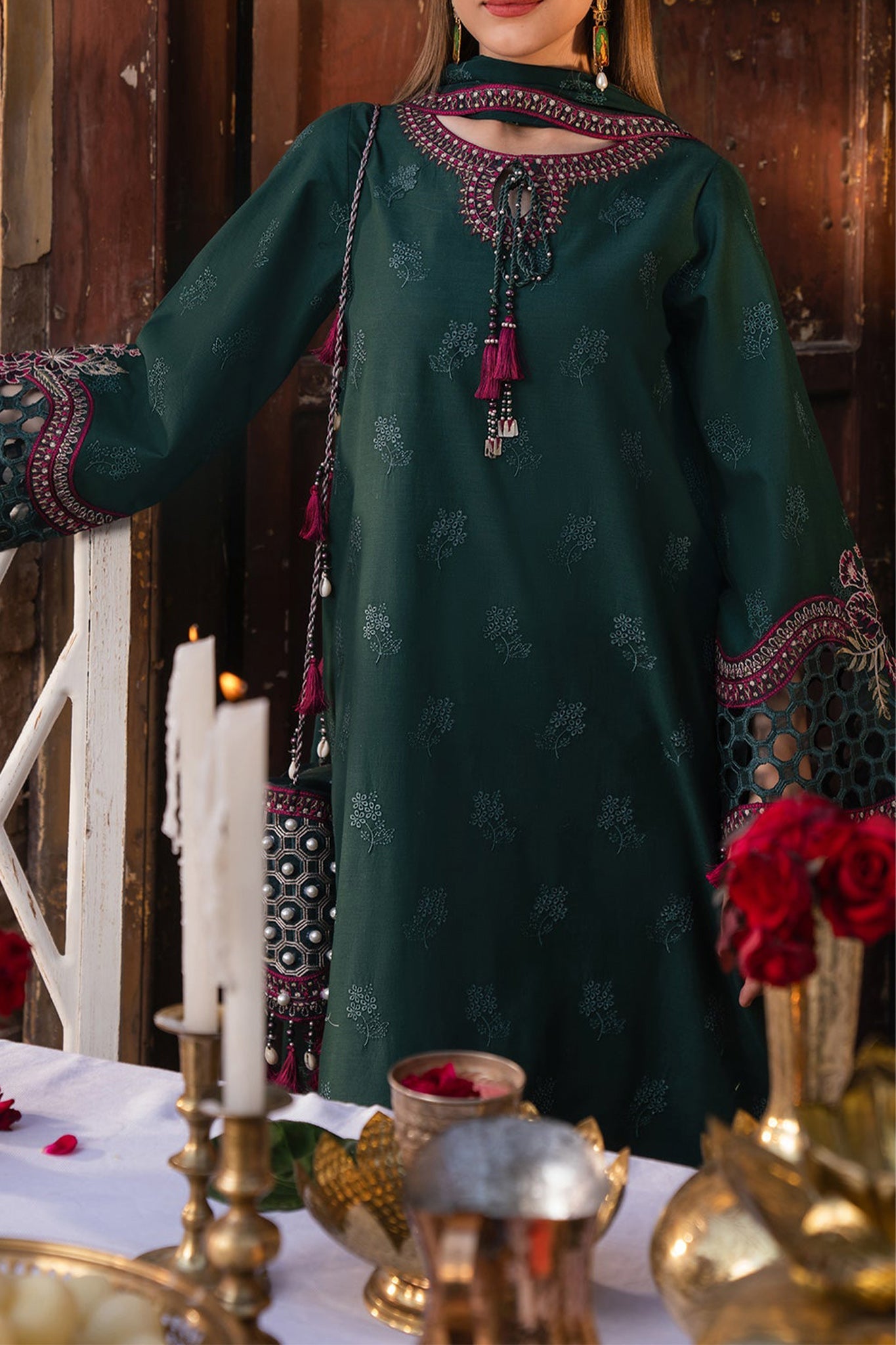 Rawayat By Alizeh Unstitched 3 Piece Luxury Emb Lawn Collection'2024-06-Nafisa