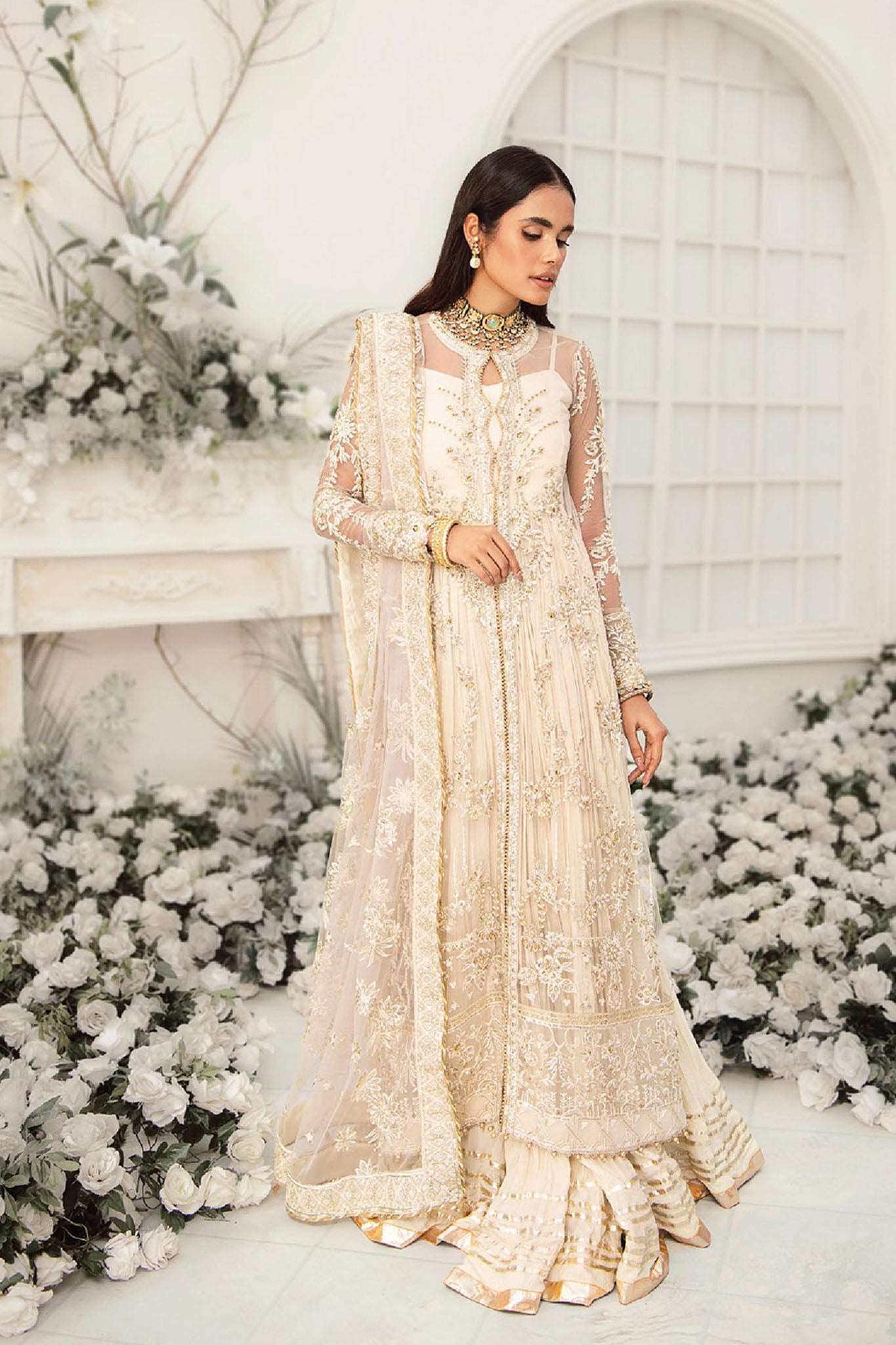 AIK Atelier Unstitched 3 Piece Luxury Wedding Festive Collection'2022-D-06