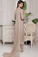 Myra By Soghat Stitched 3 Piece Luxury Emb Chiffon Collection'2025-Myra-06-Beige