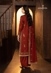 Asim Jofa Luxury Festive Drop 3 Ajllf-18 Embroidered Silk 3 Pcs
