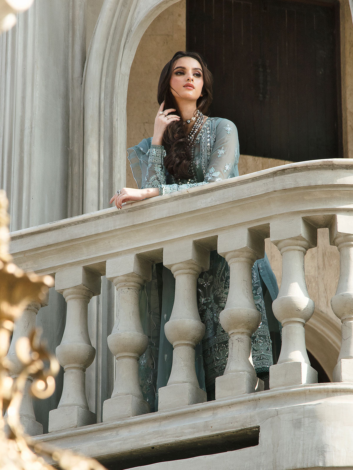 Gulaal Unstitched 3 Piece Emb Chiffon Eid Collection'2023-Aiyla 07