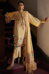 Elan Unstitched 3 Piece Luxury Lawn Collection'2025-07-A-Zahara