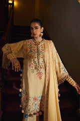 Elan Unstitched 3 Piece Luxury Lawn Collection'2025-07-A-Zahara