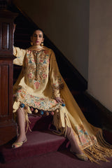 Elan Unstitched 3 Piece Luxury Lawn Collection'2025-07-A-Zahara