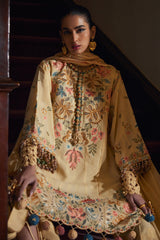 Elan Unstitched 3 Piece Luxury Lawn Collection'2025-07-A-Zahara