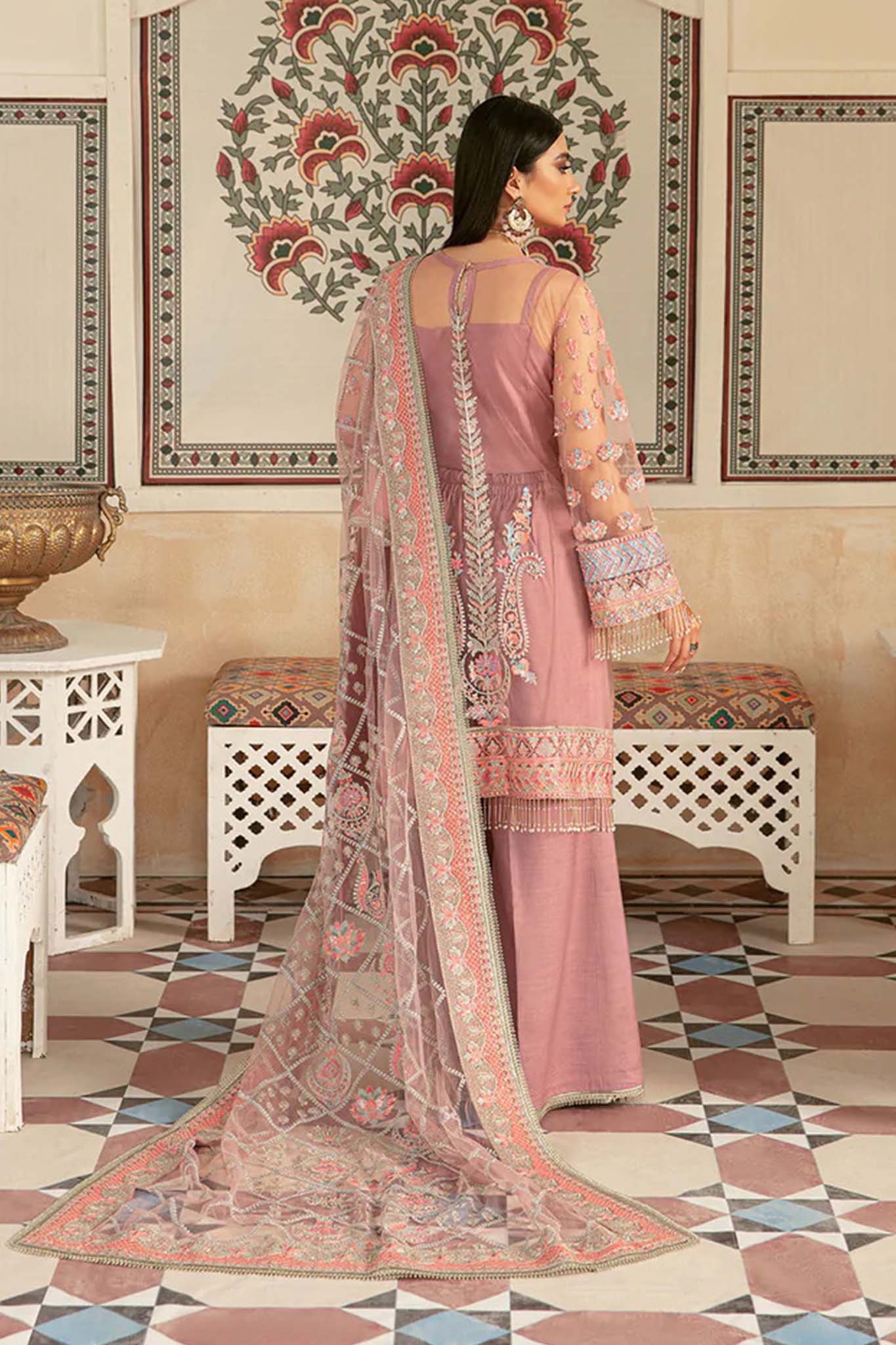 Marwa by Maryam Hussain Unstitched 3 Piece Luxury Festive Collection'2022-07-Dastoor