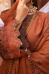 Rawayat By Alizeh Unstitched 3 Piece Luxury Emb Lawn Collection'2024-07-Manat